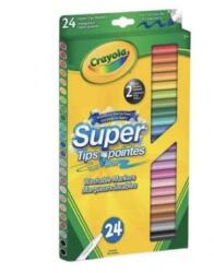 Crayola Crayola: Lemosható, vékonyhegyű filctoll készlet, 24 db-os (7551) - vackorjatek