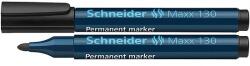 Schneider Maxx 130 Ohp M Alkoholos Marker - Kerek Hegy, 1-3 mm, 10db/ Doboz, Fekete
