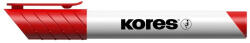 Kores Tábla- és flipchart marker, 1-3 mm, kúpos, KORES "K-Marker", piros (IK20837) (IK20837)