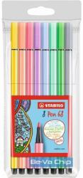 STABILO Pen 68 pasztell 8db-os vegyes színű filctoll készlet (68/8-01) - bevachip