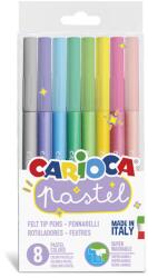 CARIOCA Pasztell színű filctoll szett 8 db-os - Carioca (43032)