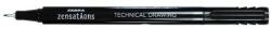Zebra Tűfilc ZEBRA Technical Drawing Pen 0, 4 mm fekete (30094) - fotoland