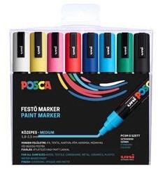 uni Dekormarker 1, 8-2, 5mm, Uni Posca PC-5M 8 db-os készlet (2UPC5M8DB) - best-toner