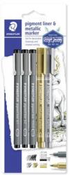 STAEDTLER Tusfilc és dekormarker készlet 5 db Design Journey Pigment Liner