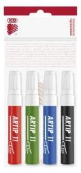 ICO Artip 11 Flipchart Marker Készlet - 1-3 mm, Kúpos, 4 Különböző Szín (9580016000)