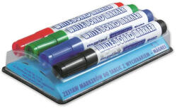 GRANIT Táblamarker készlet, 2-3 mm, kúpos, mágneses tolltartóval, GRANIT "M460", 4 különböző szín (TGM460) (TGM460)