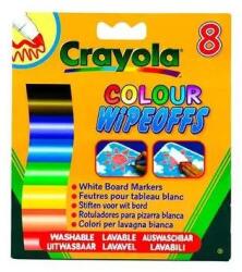 Crayola 8 db lemosható vastag filctoll fehér táblára (8223)