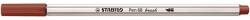 STABILO Ecsetirón, STABILO "Pen 68 brush", vörösesbarna (tst568751) - irodaszer