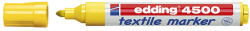 edding 4500 T-Shirt Marker - Vízbázisú, Színtartó, 2-3 mm, Sárga