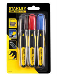 STANLEY Fatmax Multicolor 3 Színű Jelölőfilc 3db (0-47-315)