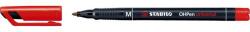STABILO Alkoholos marker, 1 mm, STABILO "OHPen M", piros (tst84340) - irodaszer
