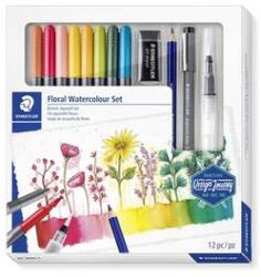 STAEDTLER Ecsetirón készlet, kétvégű, STAEDTLER "Mixed Set 5", 8 különböző szín (ts6130011) - irodaszer