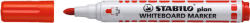 STABILO Táblamarker 2, 5-3, 5mm, kerek hegyű, Stabilo Plan 641/40 piros (641/40) - cartridge