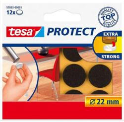 TESA Filckorong, karcolásgátló, 22mm, TESA "Protect", barna, 12db/cs (57893-00001-01) - tonerpiac