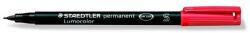STAEDTLER Alkoholos marker, OHP, 0, 4 mm, STAEDTLER "Lumocolor® 313 S", piros (ts3132) - irodaszer