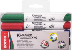 Kores K-MARKER tábla- és flipchart marker készlet, 4 szín (20843)