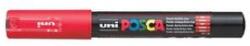 uni Dekormarker 0, 7-1mm, Uni Posca PC-1M piros (2UPC1MP) - best-toner