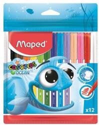 Maped Color'Peps Ocean Filctoll Készlet - 2 mm, Kimosható, 12 Különböző Szín