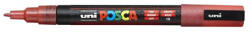 uni Filctoll Uni Posca PC-3Ml Csillámló Piros