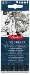 Derwent Line Marker Tűfilc szett 0.05/0.1/0.2/0.3/0.5/0.8 mm fekete (2305559)