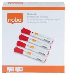 Nobo Glide 2mm Táblamarker - Piros 10 db / Csomag