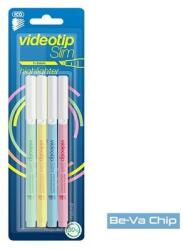 ICO Videotip Slim pasztell 4db-os vegyes színű szövegkiemelő (9580121004)