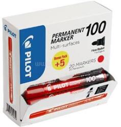 Pilot BT 100 20 db/csomag piros permanent marker (SCA-100-20R) (SCA-100-20R) - mysoft