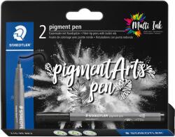 STAEDTLER 376 Pigment marker 1 mm Black, 2 db (376-99 BK210)