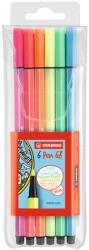 STABILO Rostirón, filctoll készlet, 1mm, M Stabilo PEN metallic 6806/8-32 6 db-os klt (SW6806811) - best-toner
