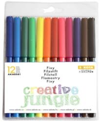 SaKOTA Creative Jungle: filctoll készlet - 12 db-os (AKA0581A) - ejatekok