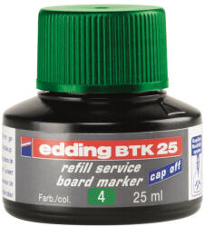 edding Tinta utántöltő táblamarkerhez 25ml, Edding BTK25 zöld - delfinbuvar