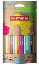 STABILO Stabilo: Pen 68 mini 12db-os színes rostirón szett (668/12)