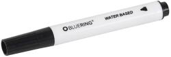 BLUERING Kerek Végű Vizes Rostirón, Flipchart Marker - 3 mm, Fekete