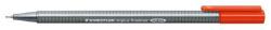 STAEDTLER Tűfilc, 0, 3 mm, STAEDTLER "Triplus 334", piros (ts3342) - irodaszer