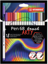 STABILO Ecsetfilc Stabilo Pen 68 brush Arty 18 db-os klt (568/18-21-20)
