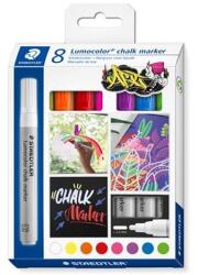 STAEDTLER Krétamarker készlet, 2, 4 mm, kúpos, STAEDTLER "Lumocolor® 344", 8 különböző szín (TS344C8) - jatekotthon