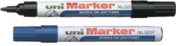 uni No. 520F Alkoholos Marker - Kerek Hegy, 1-3 mm, Kék