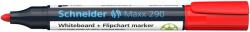Schneider Tábla- és flipchart marker, 2-3 mm, kúpos, SCHNEIDER "Maxx 290", piros (TSC290P) - irodaoutlet