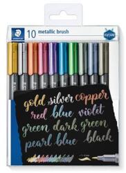 STAEDTLER 8321 Dekormarker - 1-6 mm, Kúpos, 10 Különböző Metál Szín (8321 TB10)
