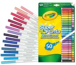 Crayola Crayola: Vékonyan és vastagon fogó lemosható filctoll készlet 50 db (7555) - vackorjatek