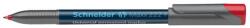 Schneider Maxx 222 F OHP Tűhegyű Alkoholos Marker - 0.7 mm, Piros (112202)