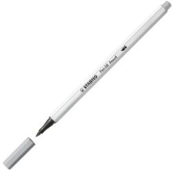 STABILO Marker ecsetvéggel különböző vonalszélességekhez STABILO Pen 68 Ecset, hideg szürke