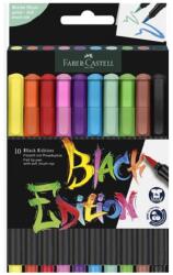 Faber-Castell Faber-Castell: Black Edition 10db-os színes filctoll szett (116451)