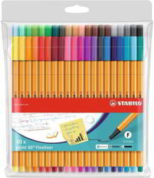 STABILO Point 88 40db-os vegyes színű tűfilc készlet (8840-1)