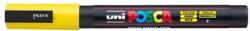 uni Dekormarker 0, 9-1, 3mm, Uni Posca PC-3M sárga (2UPC3MS) - best-toner