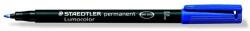 STAEDTLER Alkoholos marker, OHP, 0, 6 mm, STAEDTLER "Lumocolor® 318 F", kék (ts3183) - irodaszer