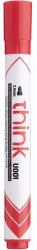 Deli Think Tábla- És Flipchart Marker - 2, 0 mm, Gömbölyű, Piros