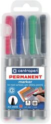 Centropen 2846 M Alkoholos Marker - 1 mm, 4 Színben