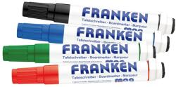 Franken Antibakteriális Mágneses Kerek Táblamarker Készlet - 1-3 mm, 4 Színben