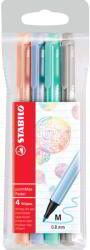 STABILO PointMAX 0.8 mm Rostirón Készlet - Vegyes színek 4 db / csomag